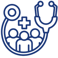 Icono de seguro salud corporativa